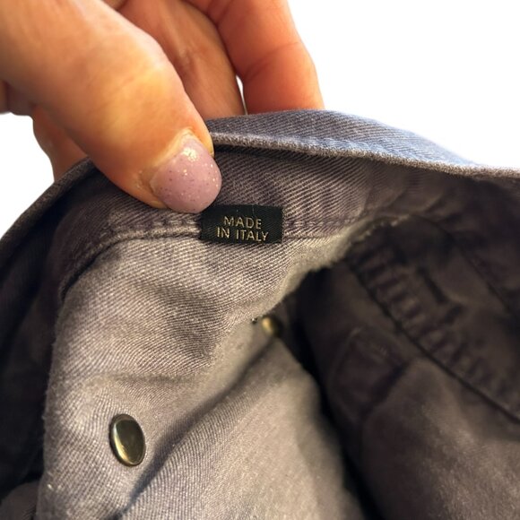 Just Cavalli Jeans Mens 30x30 Button Fly Made in Italy‎ Grey 100% Cotton Patched - Picture 9 of 15